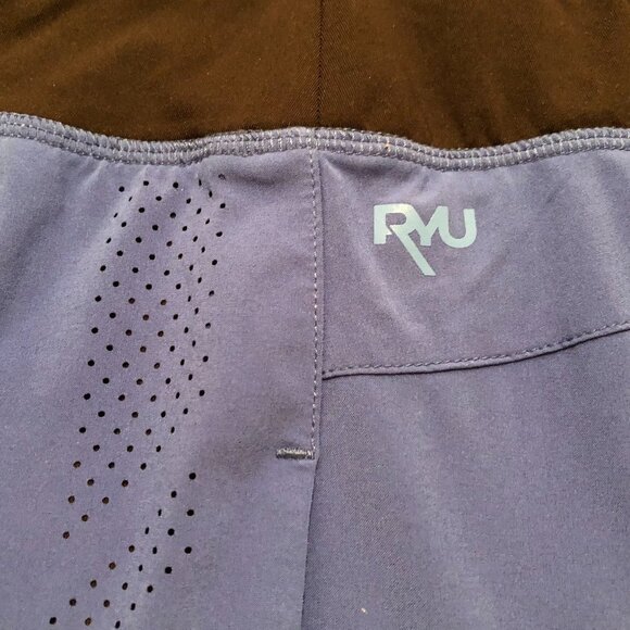 RYU TecLayr Tech Shorts Cobalt Blue + Black Size M - Picture 7 of 10
